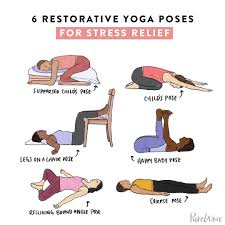 The 8 Best Restorative Yoga Poses For Stress Relief Restorative Yoga Restorative Yoga Poses Yoga Poses