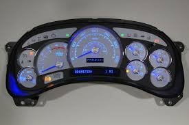New Duramax Diesel Escalade Style White Gauge Led Speedometer Dash Cluster Panel Custom Silverado Chevy Silverado 2500 Hd Chevy Silverado Accessories