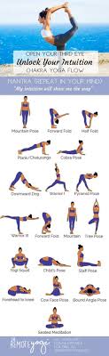 Yoga For The Third Eye Chakra Printable Pdf Yoga Routine Easy Yoga Workouts Chakra Yoga