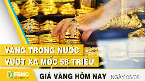 Gia Vang Hom Nay 5 8 2020 Vang Trong Nước Vượt Xa Mốc 58 Triệu Fbnc Youtube