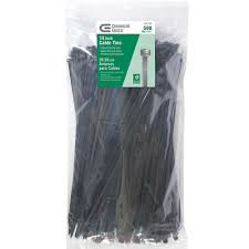 Zip Tie Cable Tie 6 Inch Black 1000 Pack