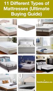 12 Different Types Of Bed Mattresses Buying Guide For 2020 Mattress Buying Guide Mattress Buying Types Of Beds