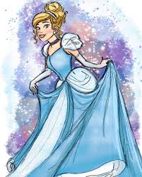 156 Likes 4 Comments Zainab Disneyzee On Instagram Classic Cinderella Commissioned By Brightfurypi Disney Canvas Disney Princess Art Disney Canvas Art