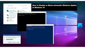 How To Disable Or Block Automatic Windows Update In Windows 10 Youtube