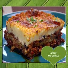 Greek Moussaka Recipe From Mamma S Recipes Moussaka Recipe Food Network Recipes Moussaka