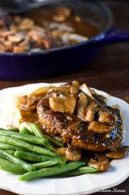 This Homemade Salisbury Steak Is A Ground Beef Patty With Onions Mushrooms And A Brown Salis Homemade Salisbury Steak Salisbury Steak Salisbury Steak Recipes