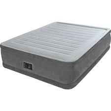 Intex Comfort Plush Elevated Queen Size Airbed Air Mattress Camping Air Bed Inflatable Bed