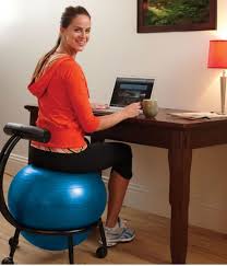 Exercise Ball Chair Balance Gaiam Fitness Office Ergonomic Workout Yoga Gym Balance Ball Chair Exercise Ball Chairs Ball Chair