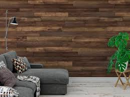 Peel And Stick Removable Wallpaper Brown Wood Panel Wallpaper Etsy Peel And Stick Wallpaper Wood Wallpaper Removable Wallpaper