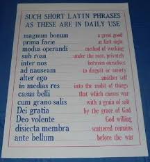 Latin Phrases In Common Use Poster Applause Learning Resources Latin Phrases Latin Quotes Latin Language