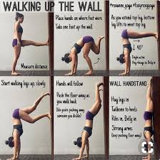 Handstand Exercise Yoga Handstand How To Do Yoga Yoga Training