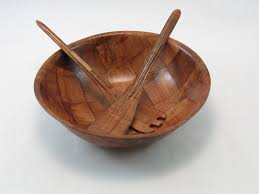 Vintage Woven Wood Salad Bowl Wooden Parquet Bowls Salad Set Etsy Woven Wood Wooden Salad Bowl Wood Salad Bowls