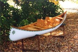 Custom Made Wood And Canvas Canoes Old Town Wood Canoe Parts Materials Wood Canoe Wooden Canoe Canoe