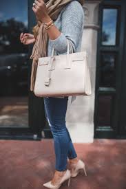 Saint Laurent Sac De Jour Neutral Accessories Dallas Fashion Fashion
