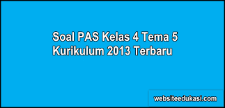 Soal Pas Kelas 4 Tema 5 K13 Dan Kunci Jawaban Websiteedukasi Com