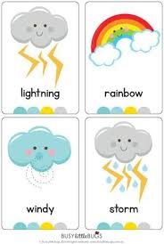 Weather Flash Cards Printable Flash Cards Weather Crafts Preschool Activities