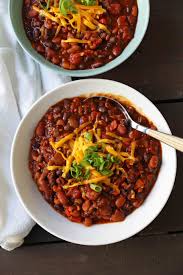 Veggie Chili Recipe A Healthy Vegetable And Bean Filled Chili In A Spicy Tomato Sauce The Perfect V Veggie Chili Veggie Chili Recipes Vegetarian Chili Recipe
