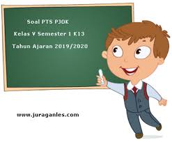 Soal Pts Uts Pjok Kelas 5 Semester 1 K13 Tahun Ajaran 2019 2020 Juragan Les
