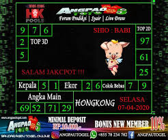 Syair Hk Hari Selasa 07 April 2020 Sydney Rabu Kamis