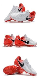New Nike Tiempo Legend Vii Fg Kangaroo Boots White Red Black Cool Football Boots Soccer Boots Soccer Shoes