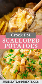 Got Leftover Ham Make This Easy Crock Pot Scalloped Potatoes And Ham Recipe That I In 2020 Scalloped Potatoes And Ham Chicken Crockpot Recipes Potato Recipes Crockpot