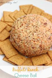 Buffalo Ranch Cheese Ball Appetizerweek Oxo Whats Cooking Love Recipe Cheese Ball Recipes Food Finger Food Appetizers