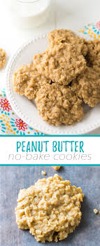 Peanut Butter No Bake Cookies So Simple Just Like Mom Used To Make Them These Easy Peanut B Baking Recipes Cookies Peanut Butter No Bake Easy Peanut Butter