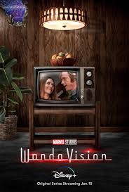 Marvel Studios Wandavision New Poster Centers Wanda And Vision On Our Tv Screens Marvel