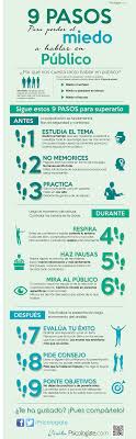 9 Pasos Para Perder El Miedo A Hablar En Publico Infografia Infographic Salud Consejos Para Hablar En Publico Consejos Para Estudiar Y Hablar