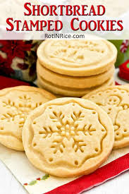 Shortbread Stamped Cookies Stamp Cookies Recipe Cookies Recipes Christmas Cookie Recipes