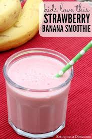 Yogurt Strawberry Banana Smoothie Recipe Eating On A Dime Recipe Banana Smoothie Strawberry Banana Smoothie Recipes Banana Smoothie Recipe