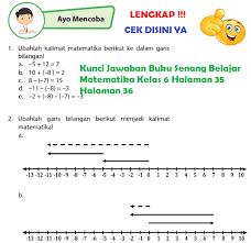 Lengkap Kunci Jawaban Halaman 35 36 Buku Senang Belajar Matematika Kelas 6 Kunci Jawaban Tematik Lengkap Terbaru Simplenews