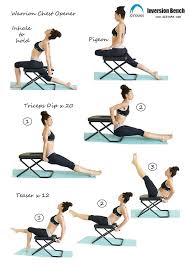 Amazonsmile Fitness Yoga Chair Inversion Bench Bench Workout Manual Sports Outdoors Bench Workout Yoga Inversions Cardio Workout At Home