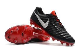 New Nike Tiempo Legend Vii Fg Kangaroo Boots Black Red White Nike Football Boots Football Boots Nike