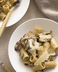 Mushroom Pasta With Ricotta Recipe Recipe Mushroom Pasta Stuffed Mushrooms Food