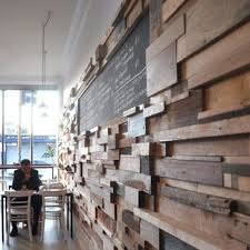 Awesome Reclaimed Wood Wall Design Ideas Amazing Different Sizes Of Wood And The Colors By Depth Of Reclaimed Wo Wood Feature Wall Wall Design Wall Treatments