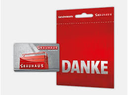 Bei reduzierter ware ist der nachlass bereits. Bauhaus Gutscheinkarten Das Richtige Geschenk Fur Viele Anlasse Bauhaus Osterreich