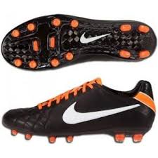 Nike Tiempo Legend Iv Elite Fg Soccer Cleats Black White Total Orange