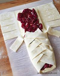 Strawberry Cream Cheese Puff Pastry Braid Recipe James Everett Recipe Puff Pastry Desserts Pastries Recipes Dessert Cream Cheese Puff Pastry