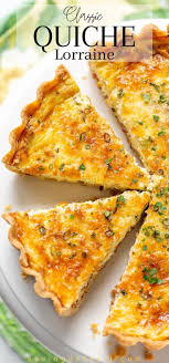 Classic Quiche Lorraine Recipe Quiche Lorraine Recipe Quiche Recipes Easy Quiche Lorraine