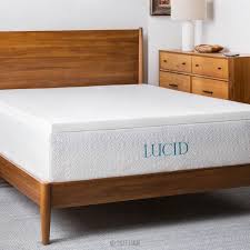 Lucid 2 In California King Polyurethane Mattress Topper Lu20ck20rt Mattress Affordable Mattress Memory Foam Mattress Topper