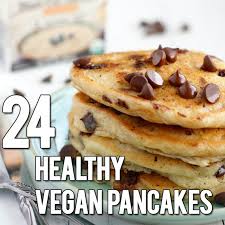 Stir in a few chocolate chips to elevate fluffy pancakes to extra yummy pancakes! 24 Healthy Vegan Pancakes Recipes To Rock Breakfast