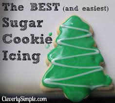 The Best And Easiest Sugar Cookie Icing Ever Only Two Ingredients Recipe Easy Sugar Cookies Best Sugar Cookie Icing Best Sugar Cookies