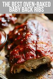 Oven Baked Baby Back Ribs Recipe And Dry Rub Gritsandpinecones Com Recipe Baked Ribs Rib Recipes Ribs In Oven
