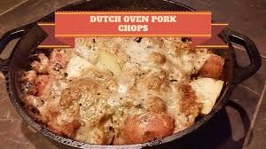 Dutch Oven Pork Chops Thehomesteadingboards Com Dutch Oven Pork Chops Oven Pork Chops Dutch Oven Camping Recipes