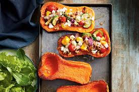 Veggie Stuffed Squash Bowls Canadian Living Recipes Vegetarian Main Dishes Favorite Recipes Dinner