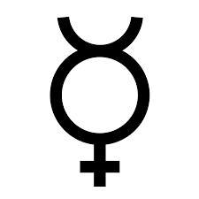 Astrology Planets In Houses Sun In Houses Moon In Alchemy Symbols Mercury Planet Virgo Constellation Tattoo