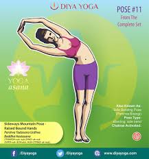 Diya Yoga On Twitter The Pose Of The Week Is Sideways Mountain Pose In Sanskrit Is Parshva Tadasana Urdhva Baddha Hastasana Benefits Improves Elasticity Of The Spine By Loosening The Sides Of