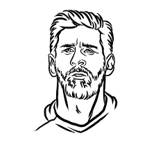 Lionel messi van fc barcelona stelde een miljoen euro ter beschikking. Lionel Messi Coloring Pages Printable Shelter Messi Drawing Lionel Messi Messi