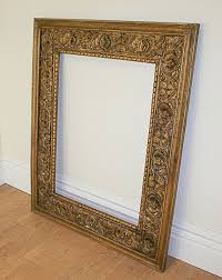 Large Antique Style Carved Ornate Vintage Gilt Wood Mirror Etsy Wood Framed Mirror Wood Mirror Framed Mirror Wall